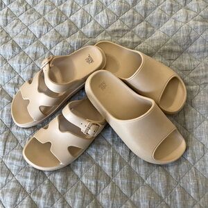 Wild Fable Slider Bundle Tan Size 7 Fits Like a Size 8